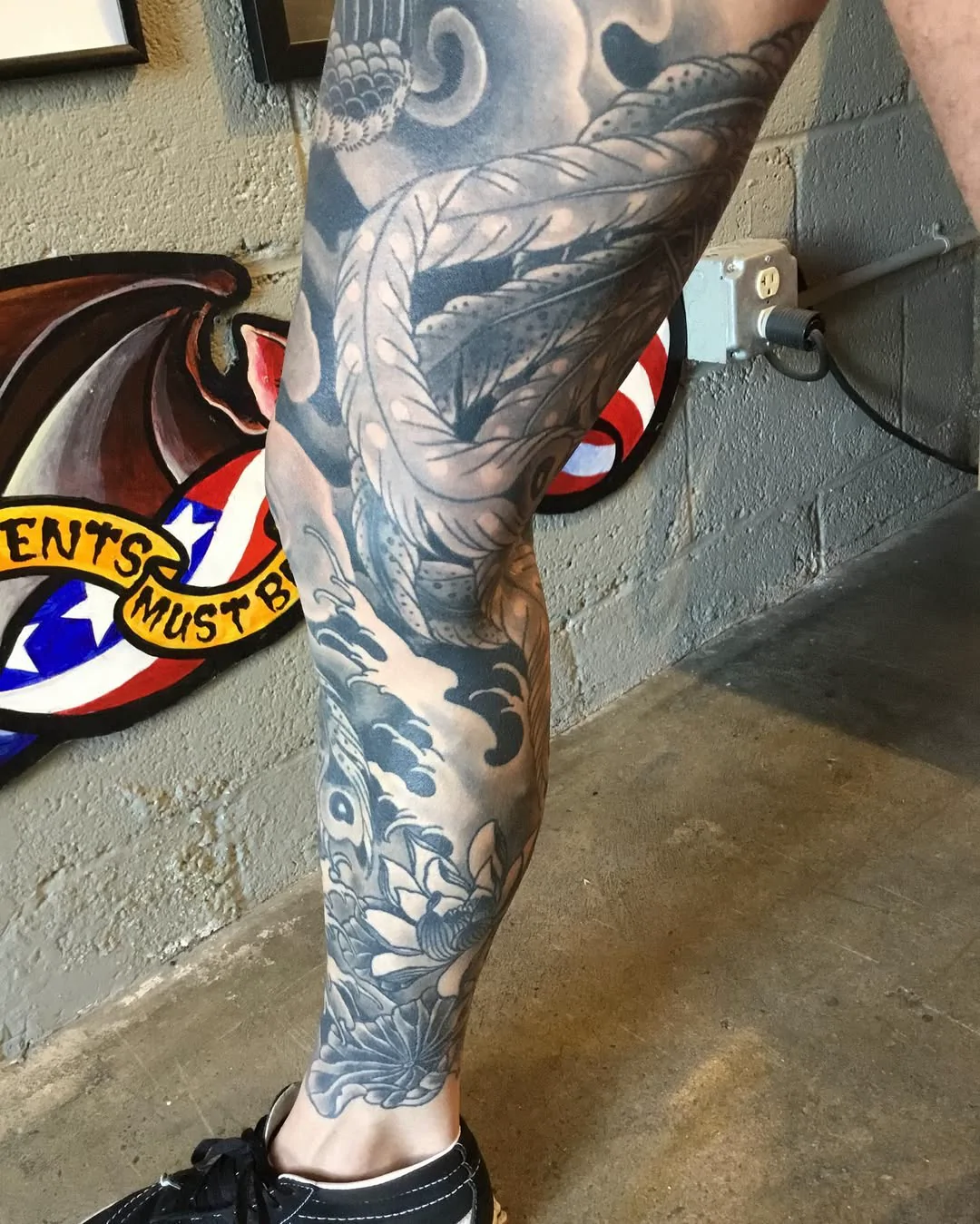 Nautical Backpiece — Japanese tattoo by Erik Payne at Inkvision Tattoo in Boise, Idaho