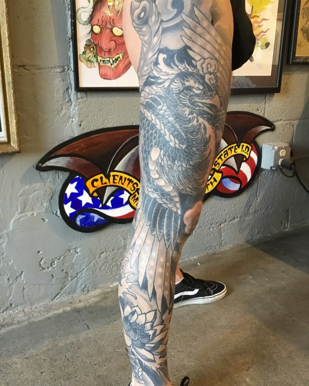 Leopard Bodysuit — Japanese tattoo by Erik Payne at Inkvision Tattoo in Boise, Idaho
