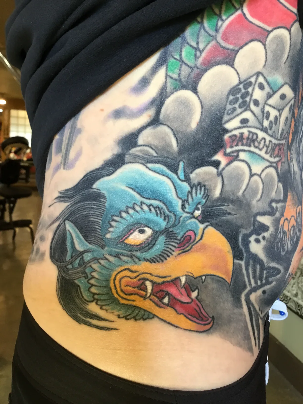 Dragon Bird — Japanese tattoo by Erik Payne at Inkvision Tattoo in Boise, Idaho